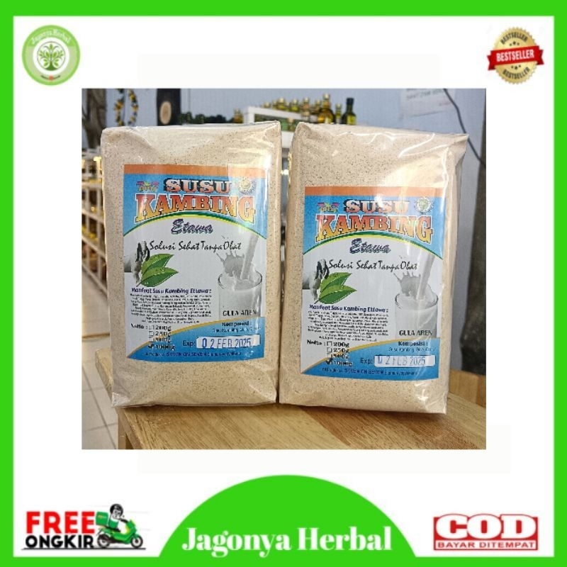 Jual SUSU KAMBING ETAWA BUBUK 7on7 KEMASAN 1 KG RASA GULA AREN