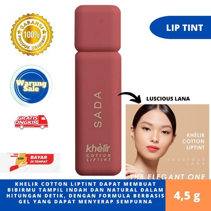 Jual SADA KHELIR COTTON LIP TINT BACA DESKRIPSI Shopee Indonesia