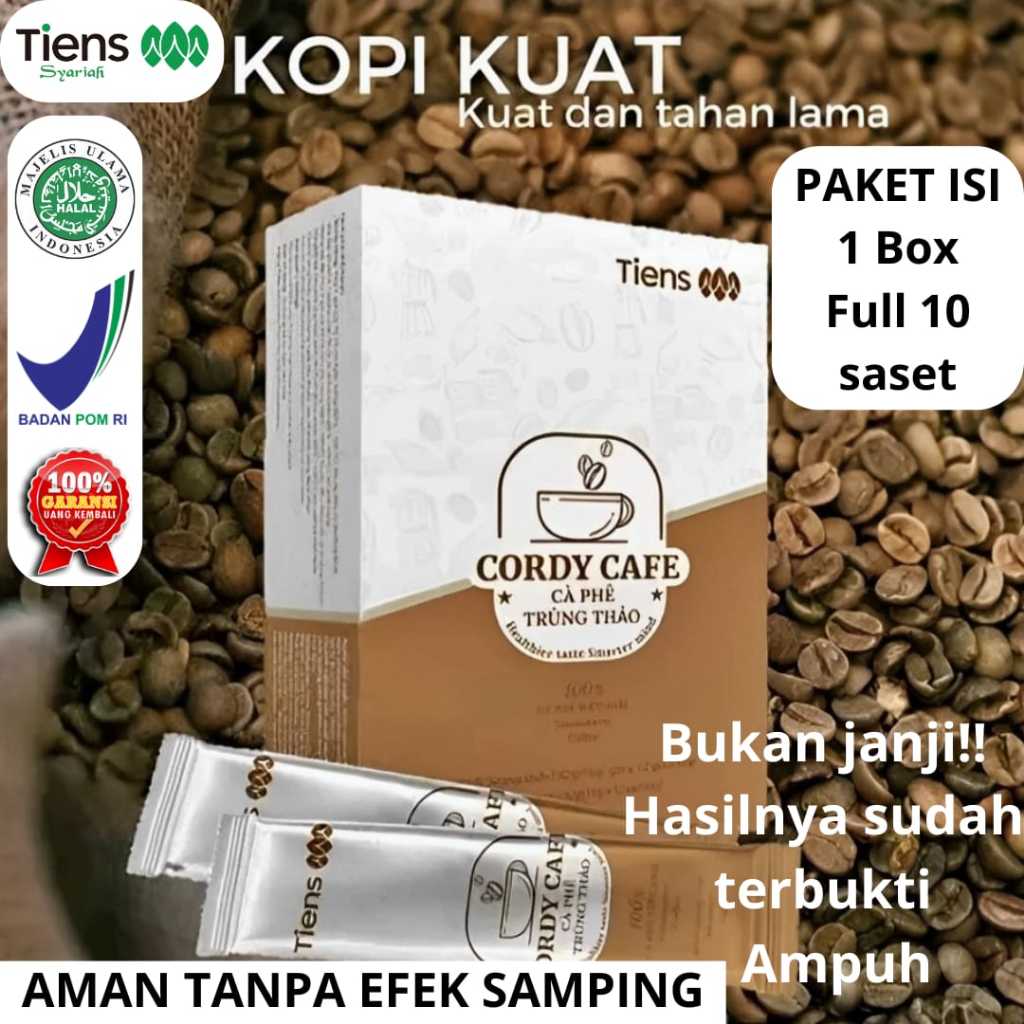 Jual Original Cordy Cafe Tiens Kopi Kuat Pria Tahan Lama Kopi Dewasa