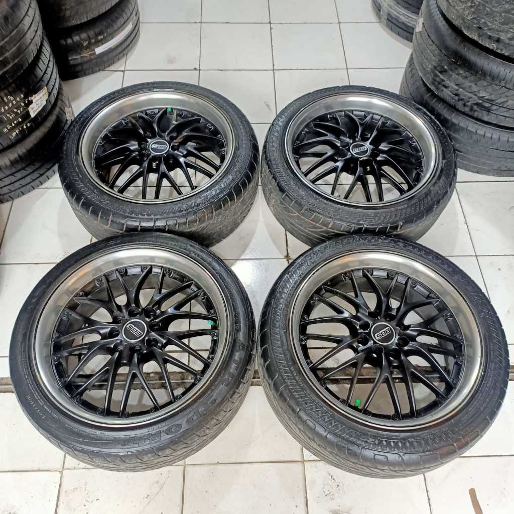 Jual Velg Mobil Second Berkualitas RACING BBS Ring 17 Pcd 4x100 114 3