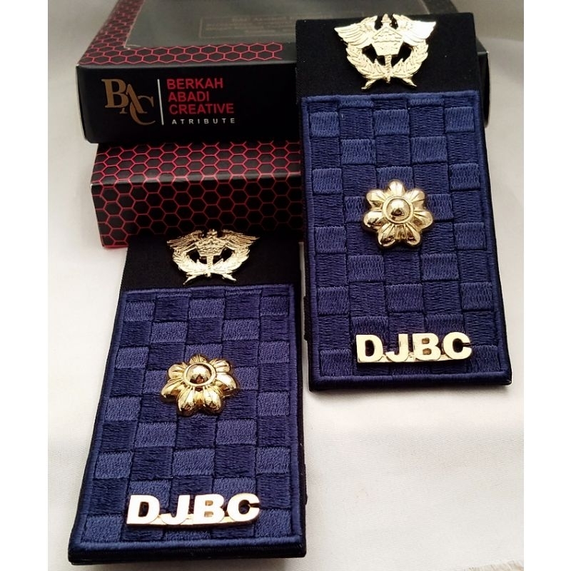 Jual Pangkat Pdh Djbc D Kain Bordir Exclusive Shopee Indonesia