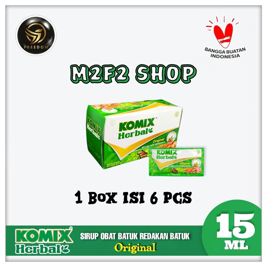 Jual Komix Herbal Sirup Obat Batuk Rasa Original Sachet Ml