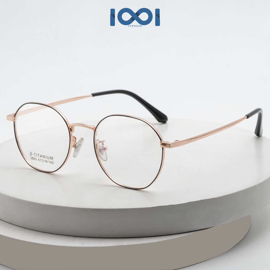 Jual Iooi Eyewear Kacamata Bulat Titanium Anti Radiasi Blueray