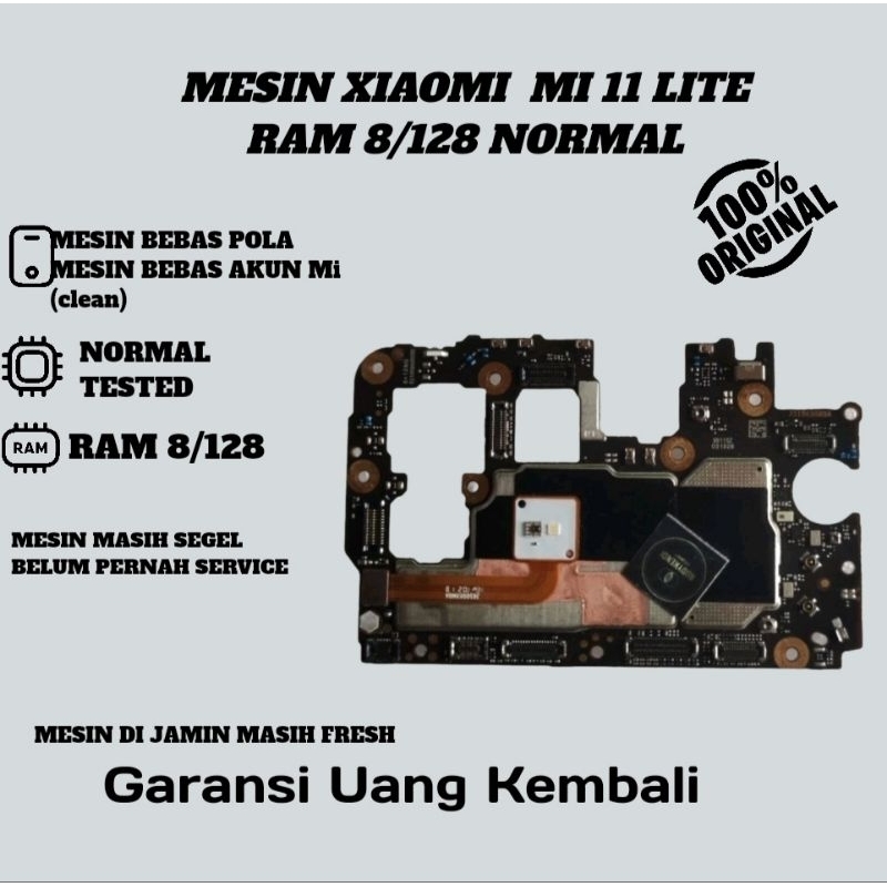 Jual MESIN XIAOMI MI 11 LITE RAM 8 128 NORMAL TESTED TINGGAL PAKAI