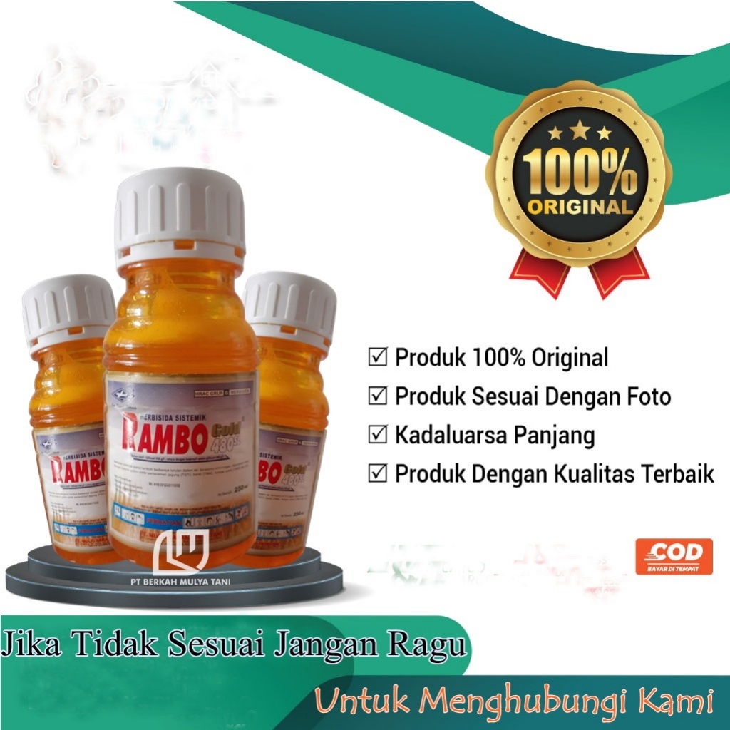 Jual Herbisida Sistemik Rambo Gold Sl Ml Obat Pembasmi Rumput