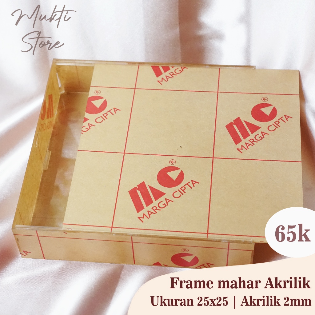 Jual Kotak Akrilik Sliding X X Mahar Tetes Air Frame Akrilik