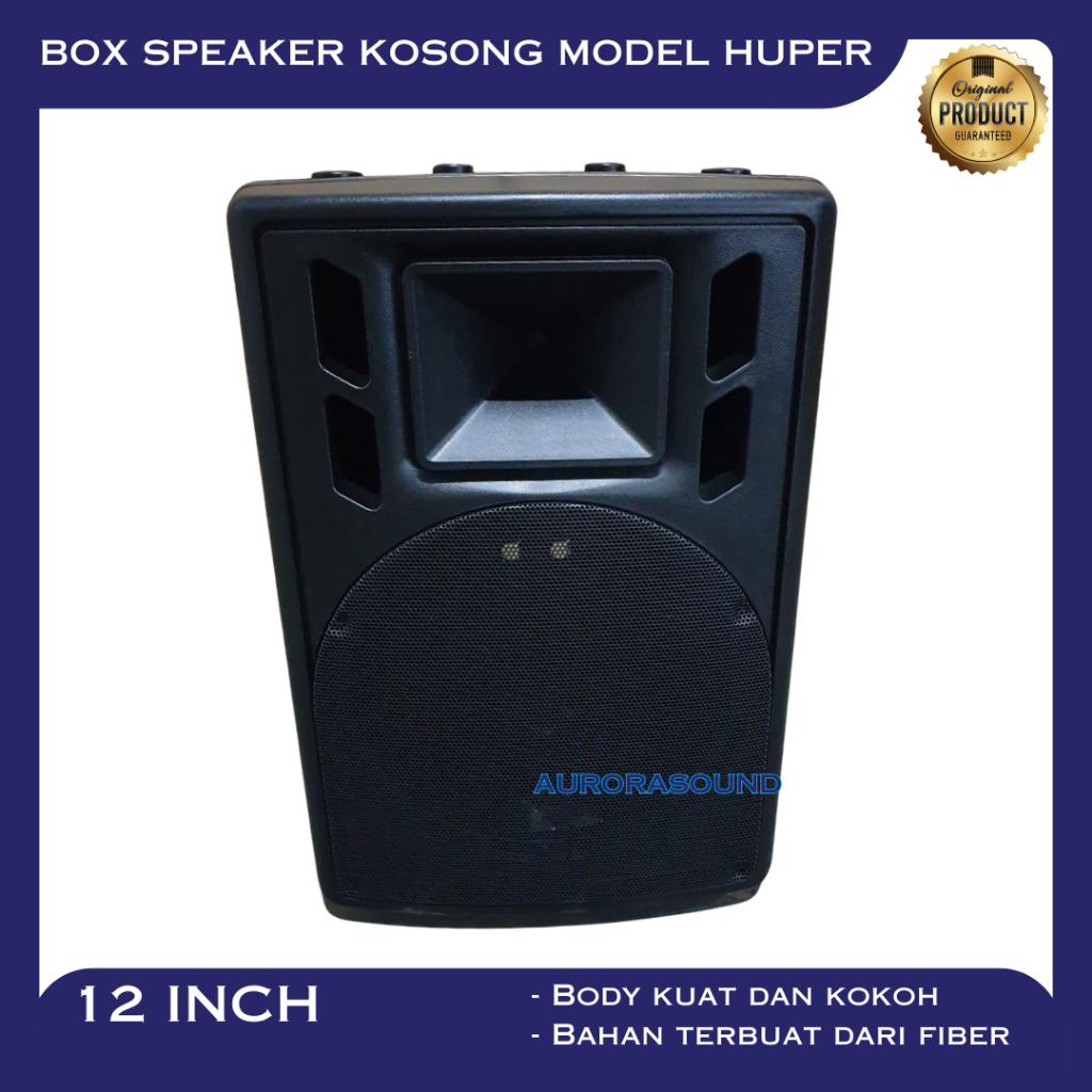 Jual BOX SPEAKER MODEL HUPER 12 INCH 12IN 12 BOK KOSONG FIBER PLASTIK