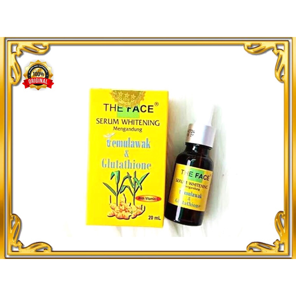 Jual NEW VARIAN SERUM TEMULAWAK THE FACE WHITENING SERUM BPOM ORIGINAL