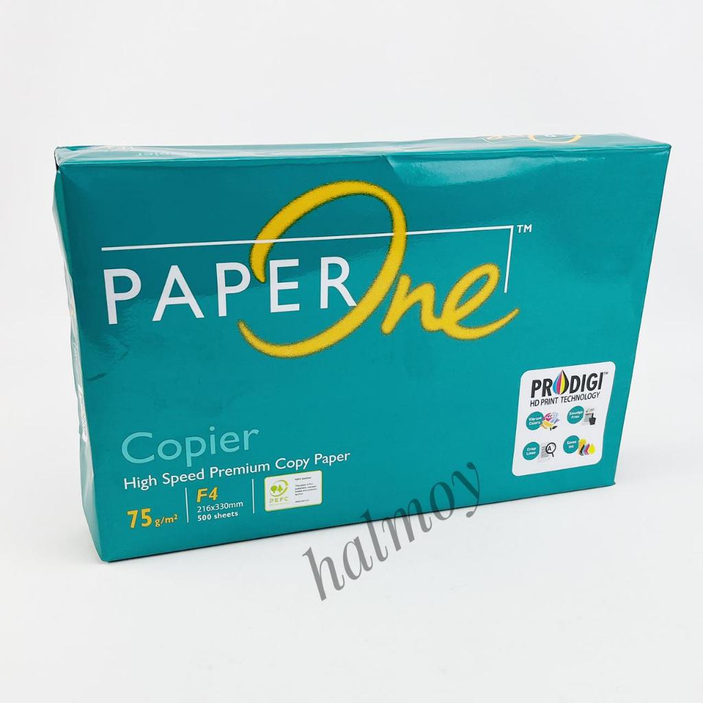 Jual KERTAS HVS FOTOKOPI PRINT PAPERONE 75 GSM F4 21 6 X 33 CM