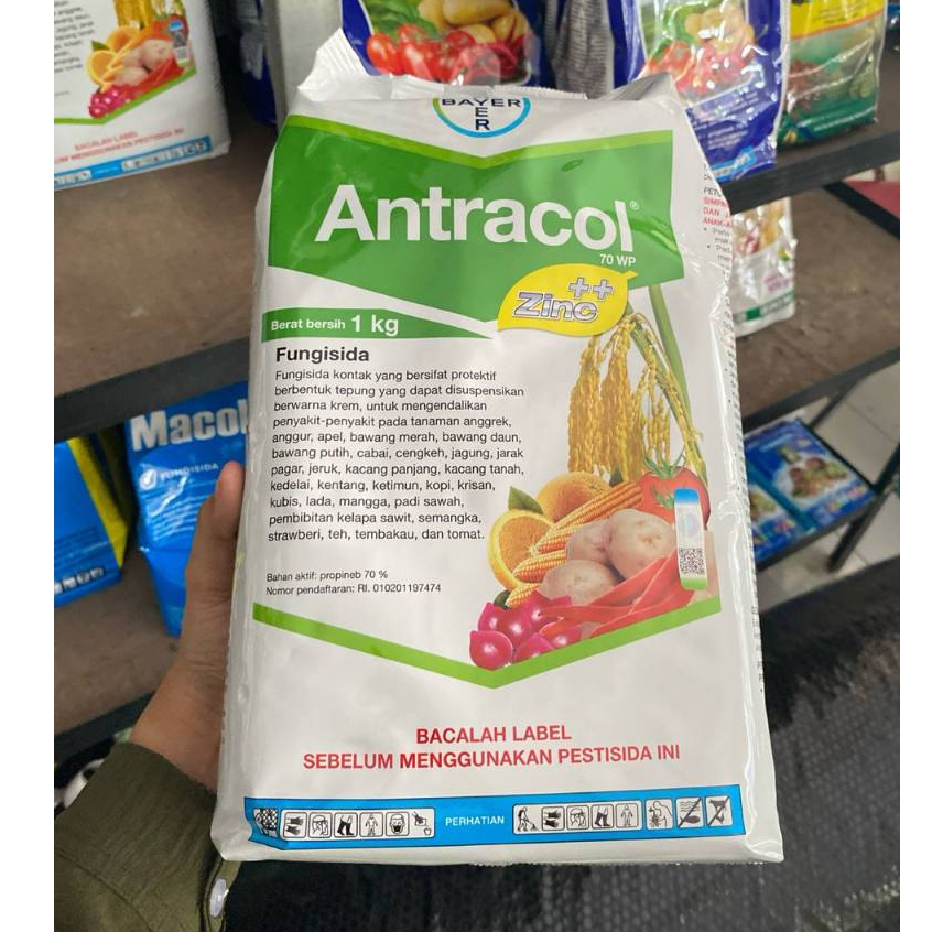 Jual ANTRACOL 70 WP 1 KG ZINC FUNGISIDA KEMASAN PABRIK 1 KG Shopee