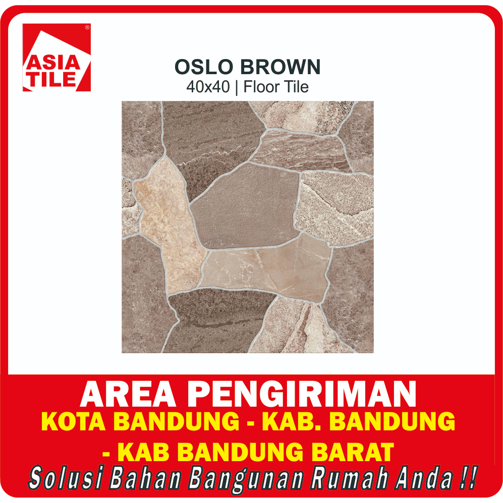 Jual Keramik Lantai Asia Tile 40x40 OSLO KW 1 Asia Tile OSLO 40x40