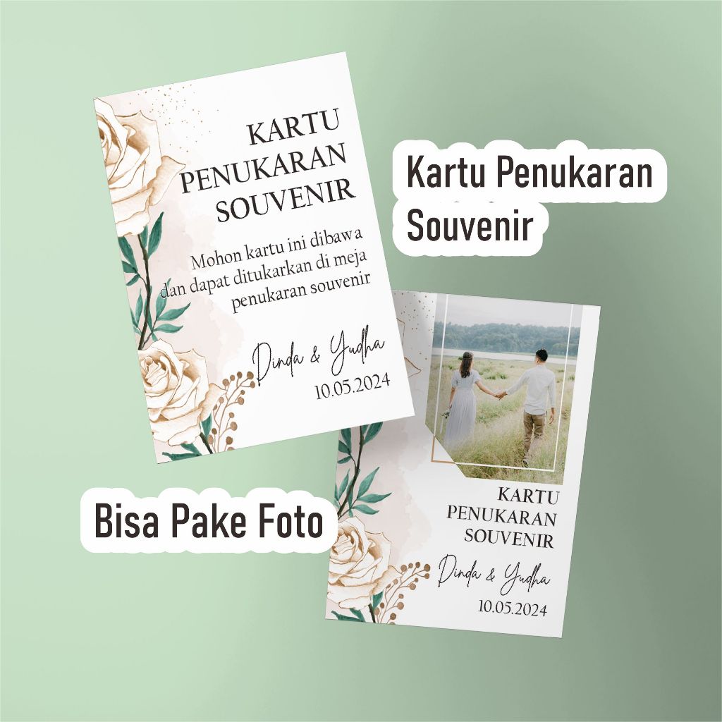 Jual Kartu Penukaran Souvenir Kupon Pengambilan Souvenir Voucher