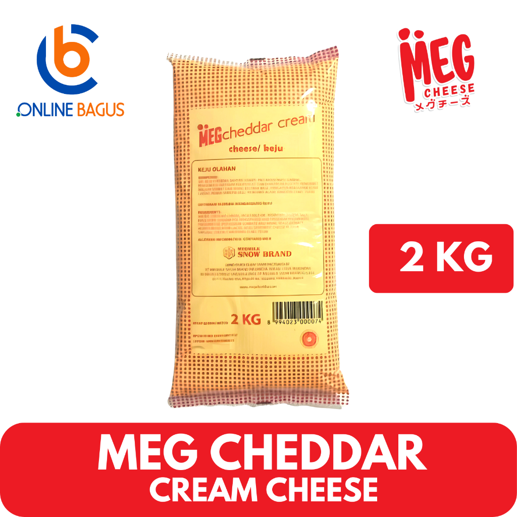 Jual Meg Cheddar Cream Cheese 2kg Shopee Indonesia