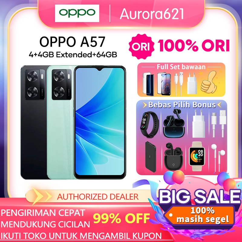 Jual OPPO A57 RAM 4GB 4GB Extended ROM 64 GB GARANSI RESMI OPPO