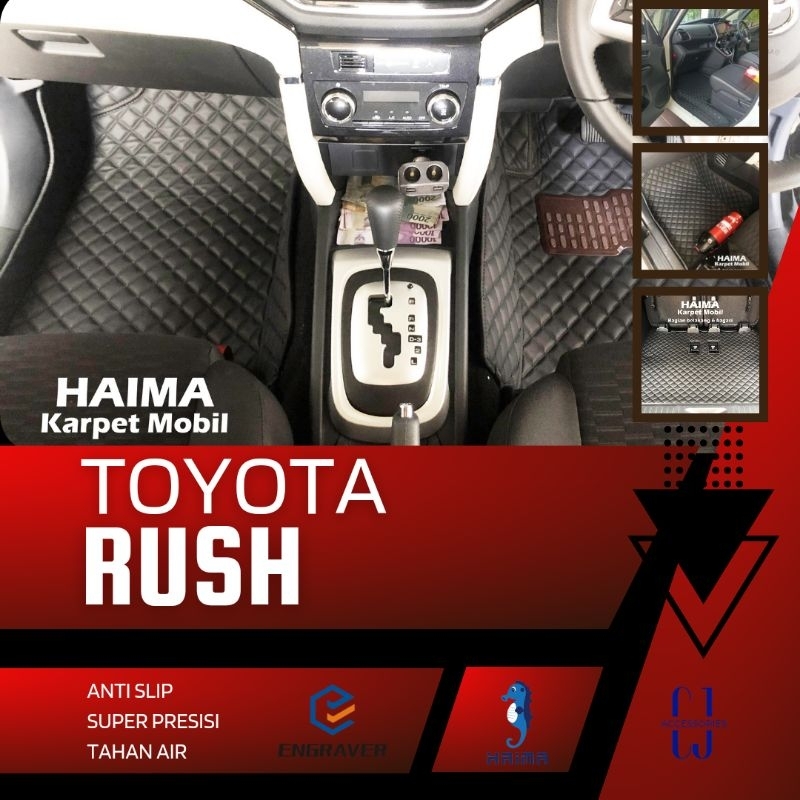 Jual Karpet Mobil HAIMA Toyota RUSH Dan Daihatsu TERIOS Full Sampai