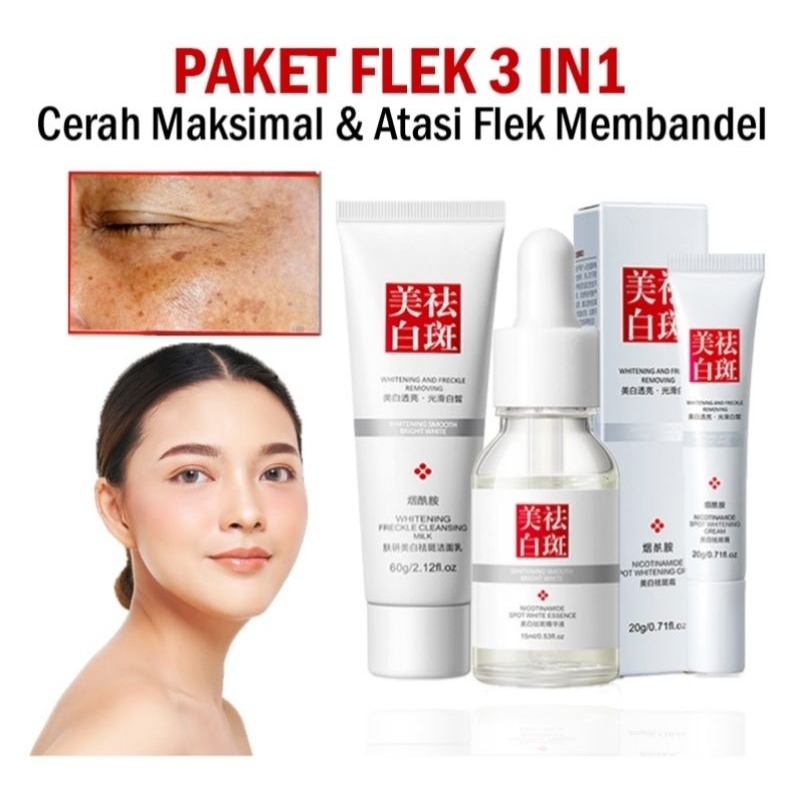 Jual 1 SET 3IN1 Fuyan Paket Perawatan Wajah Glowing Fuyan Whitening