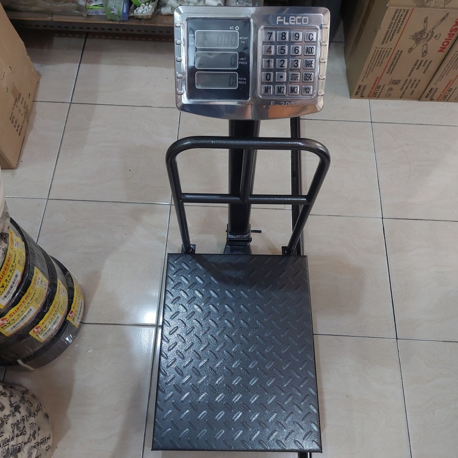 Jual Timbangan Duduk Digital Kg Plus Pagar Fleco Shopee Indonesia