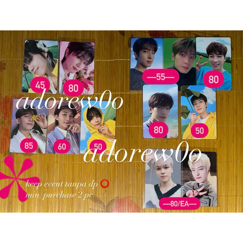 Jual Clearance Sale Photocard Pc Seventeen Wonwoo Jeonghan Seungcheol