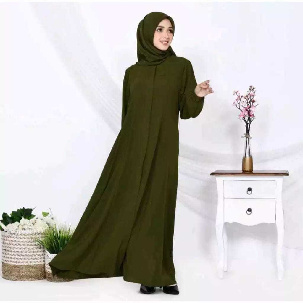 Jual Gamis Monna Dress Sandira Belt Busui Friendly Syar I Muslimah