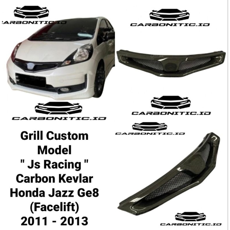 Jual Grill Custom Model Js Racing Honda Jazz Ge8 Facelift MMC 2011