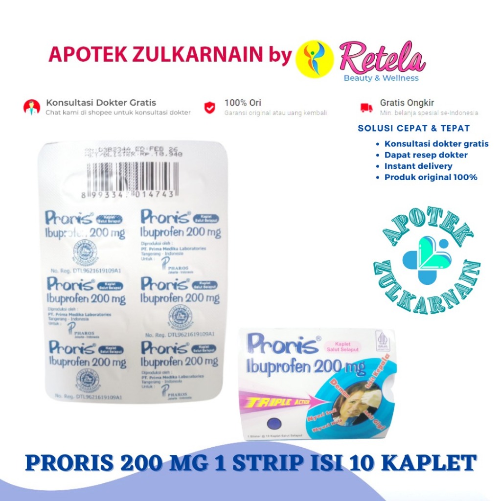 Jual Proris Mg Strip Kaplet Shopee Indonesia