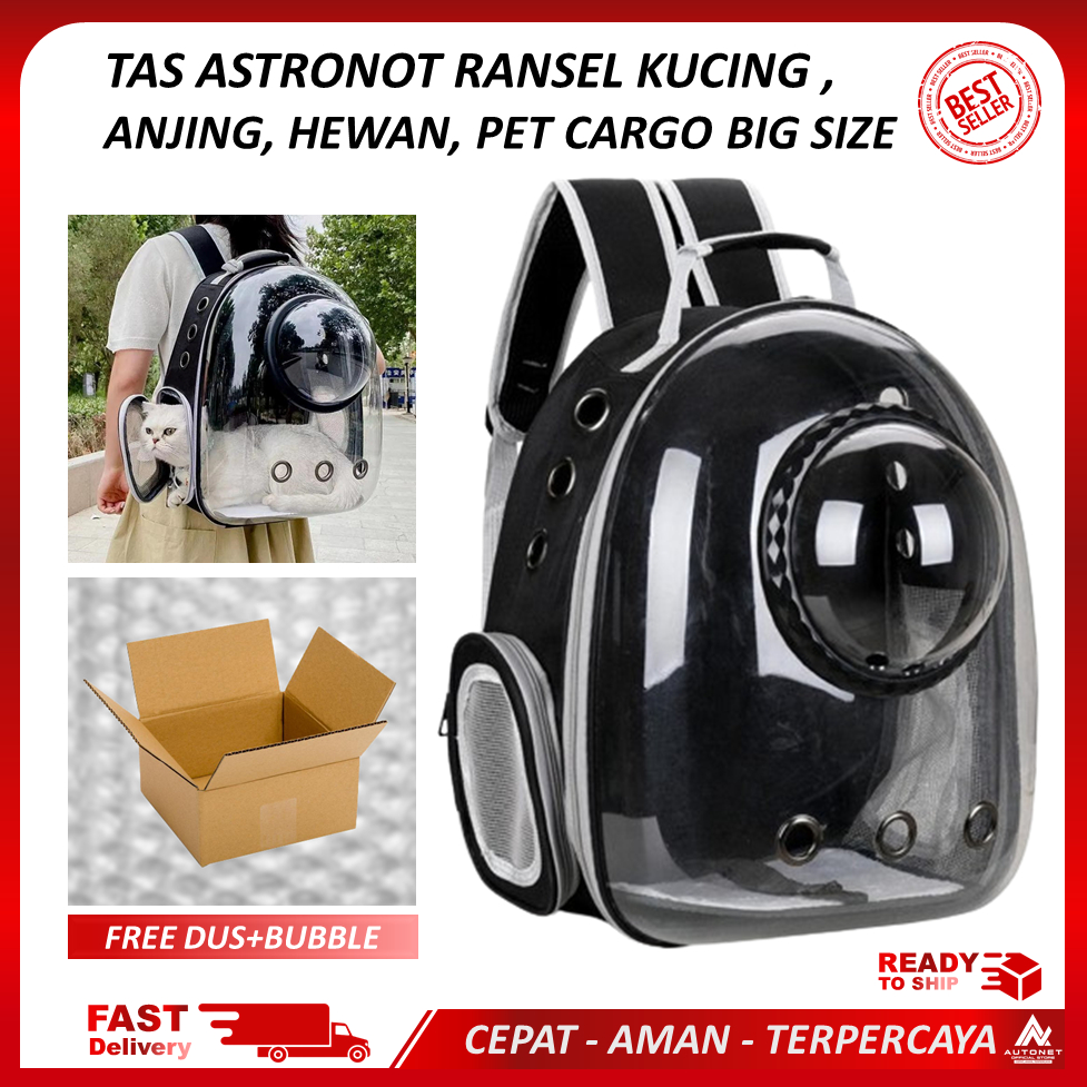 Jual Tas Kucing Astronot Tas Ransel Hewan Kucing Anjing Pet Cargo