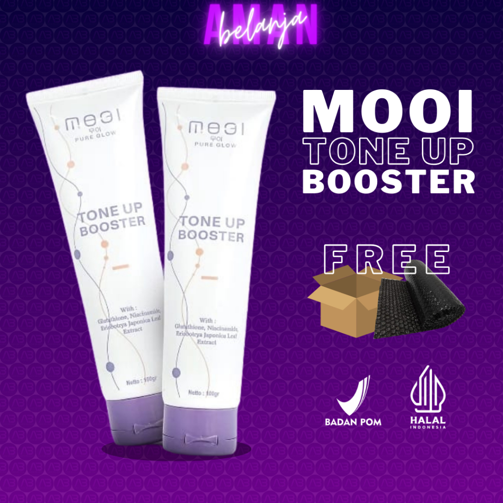 Jual Mooi Pure Glow Tone Up Booster Lotion Pencerah Kulit Gr