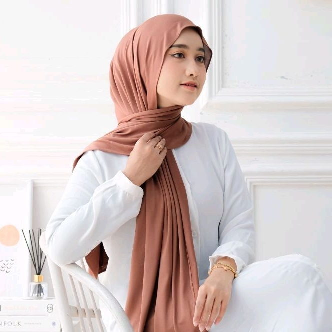 Jual Pashmina Kaos Jersey Premium Pashmina Meleyot Flowy Turkey Shawl