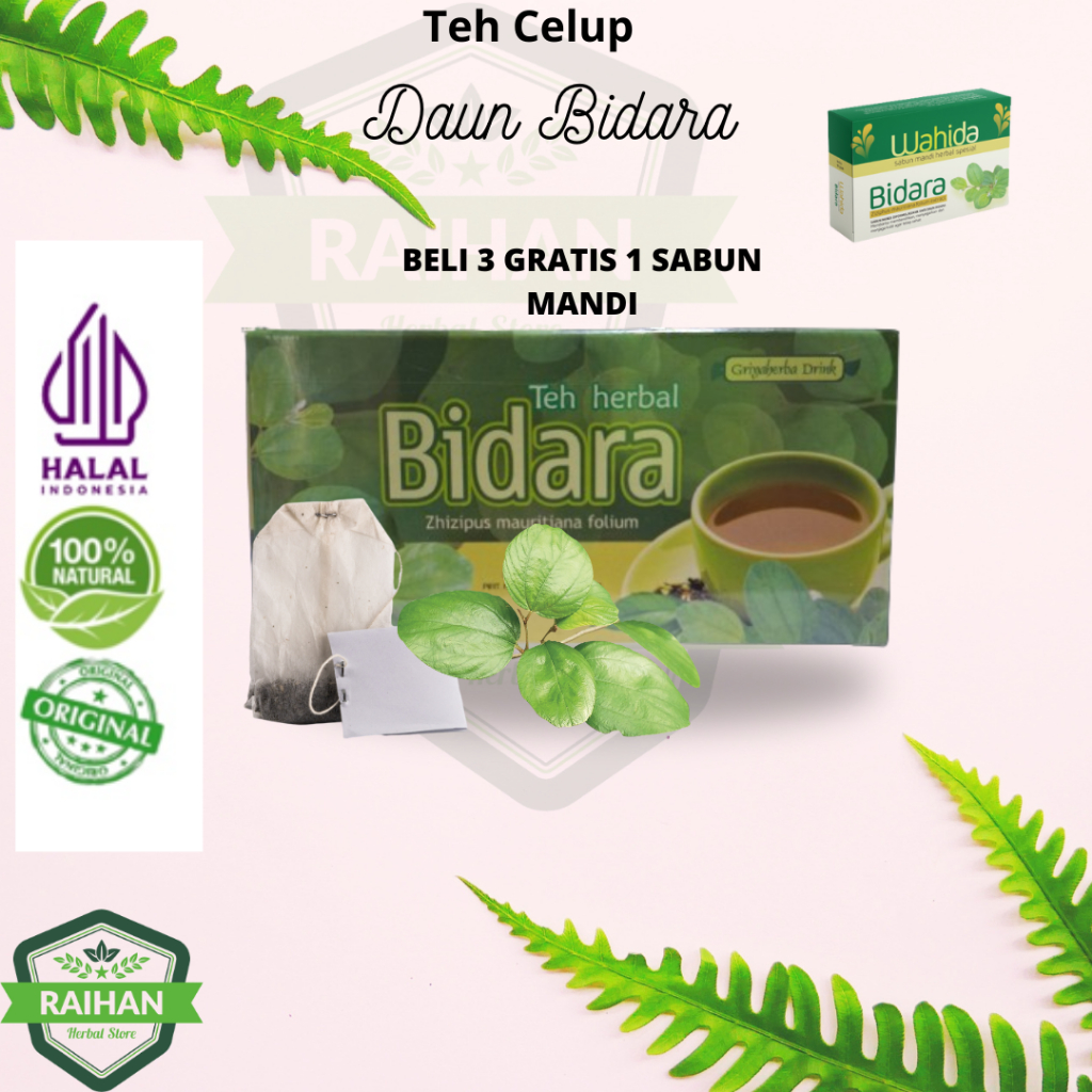 Jual Teh Bidara Herbal Griya Herba Isi Kantong Teh Celup Halal