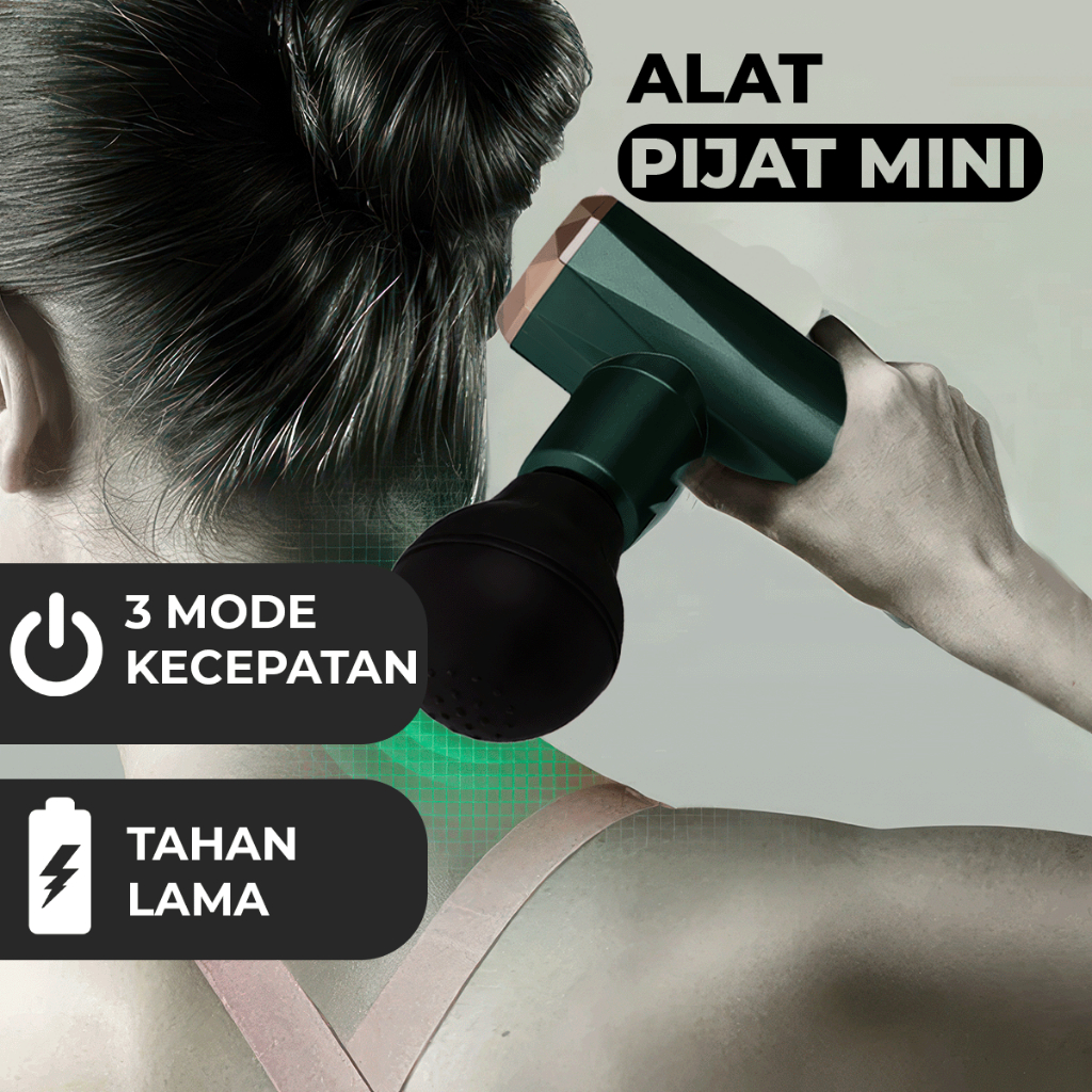 Jual Massage Gun Alat Pijat Electric Pijat Getar Elektrik Portable