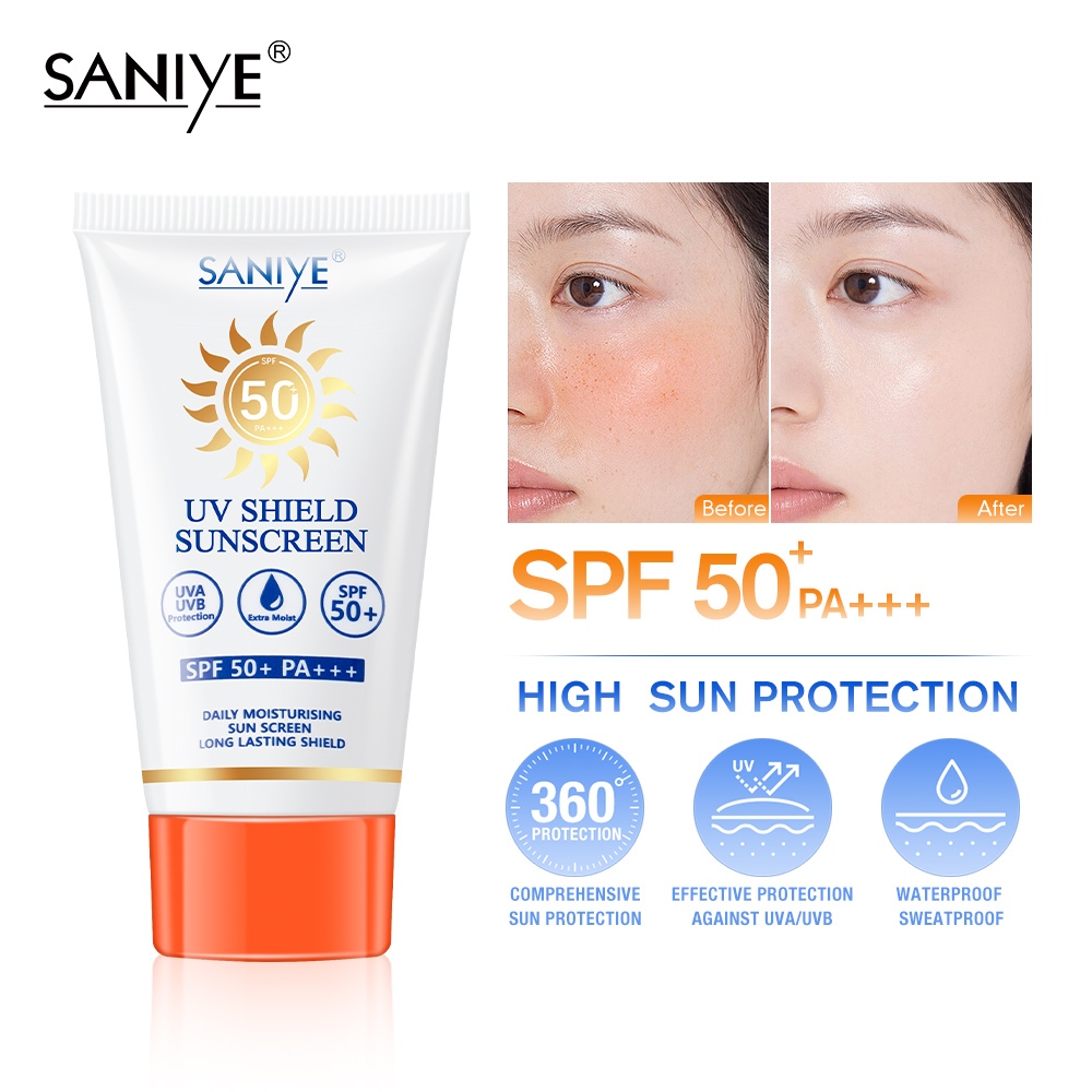 Jual Saniye Sunscreen Spf Pa Professional Tahan Lama Waterproof