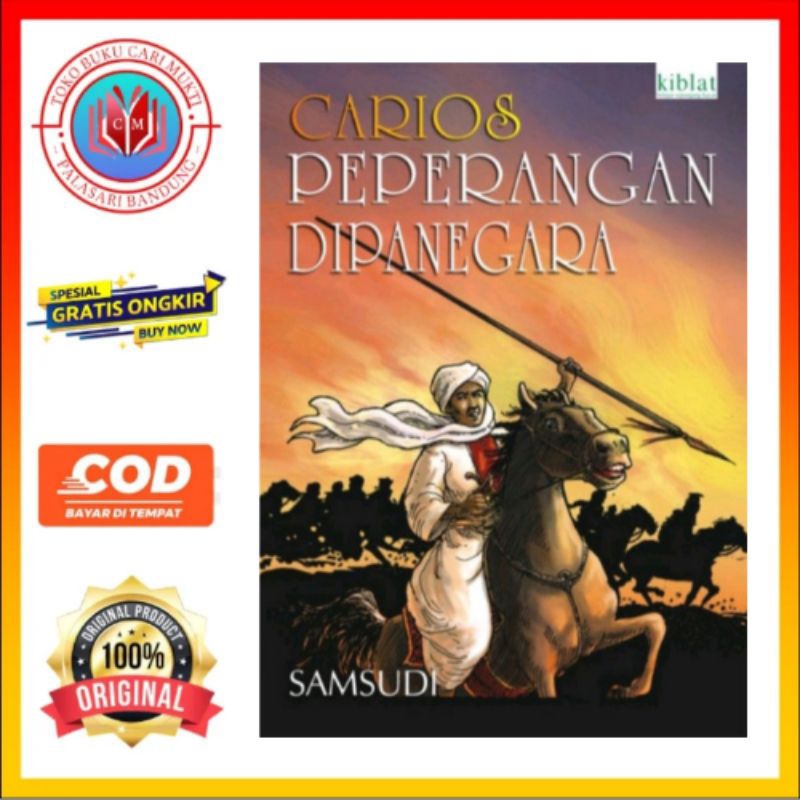 Jual Buku Novel Sunda Carios Peperangan Dipanegara Samsoedi Shopee