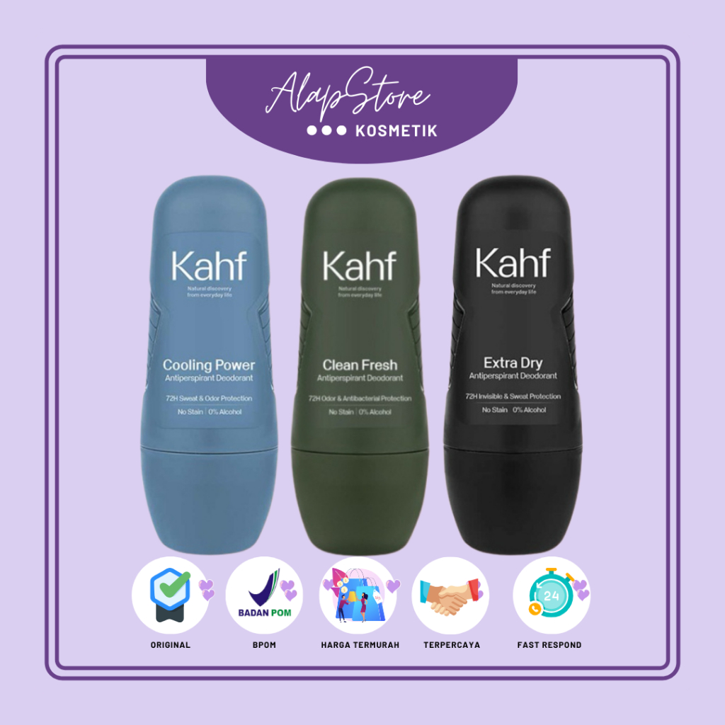 Jual Kahf Antiperspirant Deodorant Roll On 45 Ml Deodorant Pria