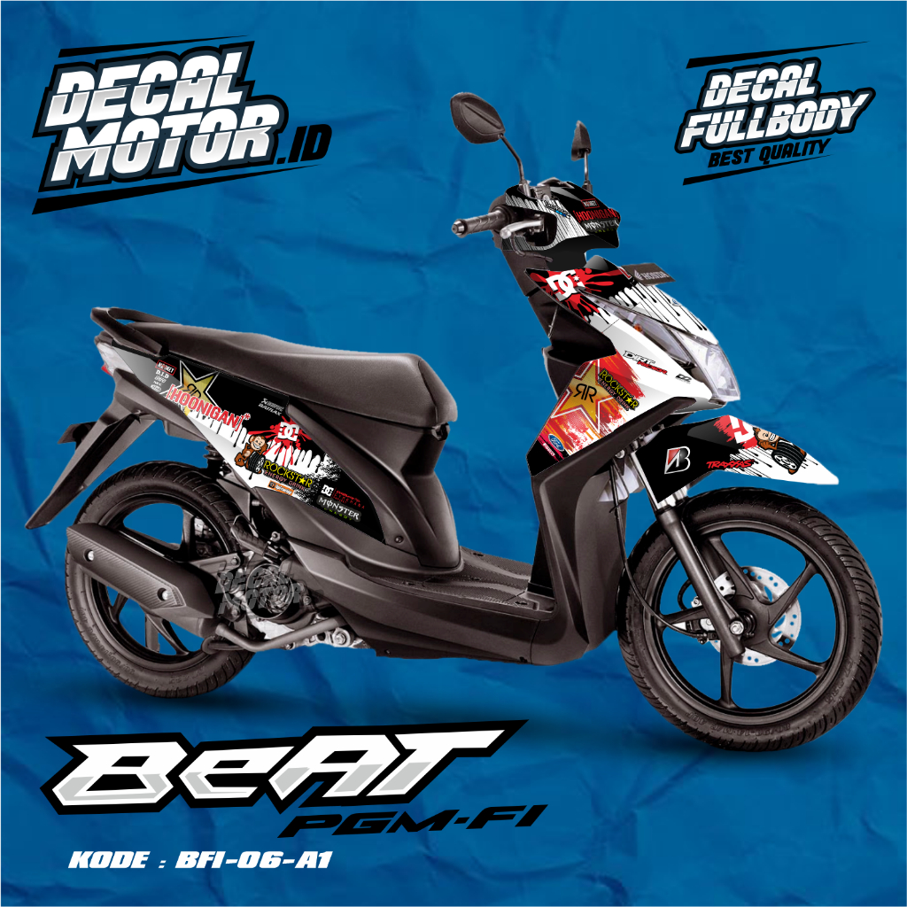 Jual Sticker Full Body Beat Fi Old Sticker Decal Full Blok Rockstar