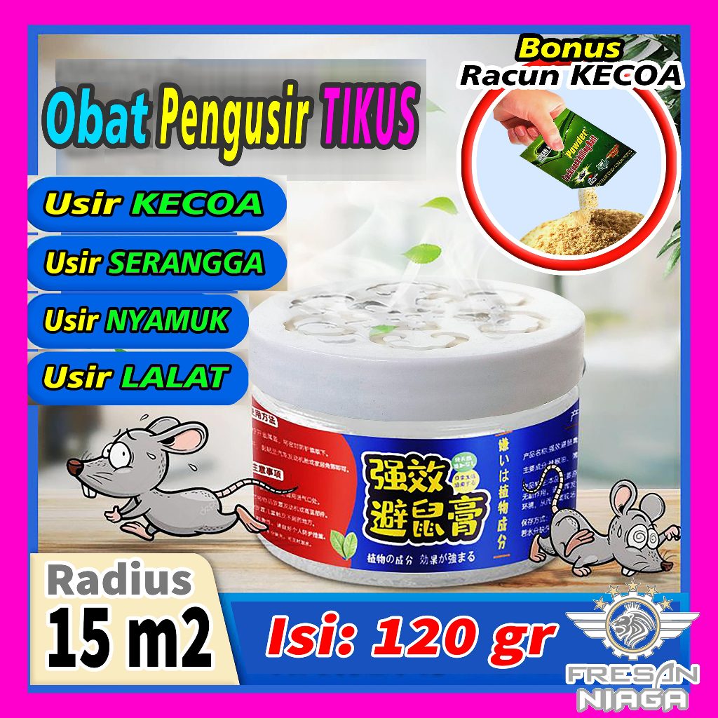 Jual Obat Pengusir Tikus Gel Aroma Anti Tikus Usir Kecoa Serangga Pergi