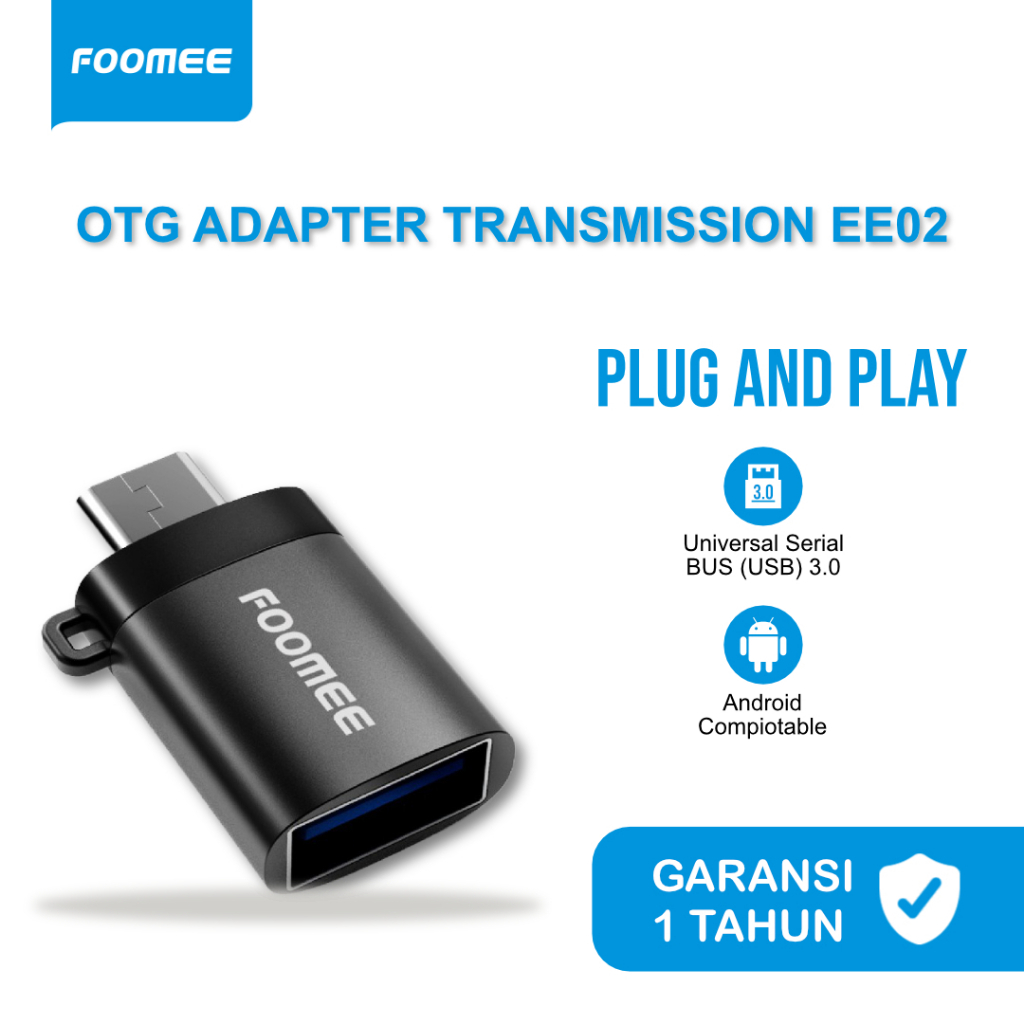 Jual Foomee Ee Otg Adapter Usb To Type C Converter Fast Transmission