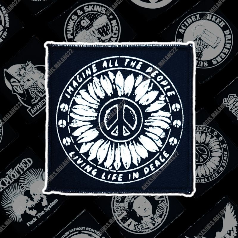 Jual Patch Sablon Emblem Sablon Punk Rock Metal Hardcore Underground