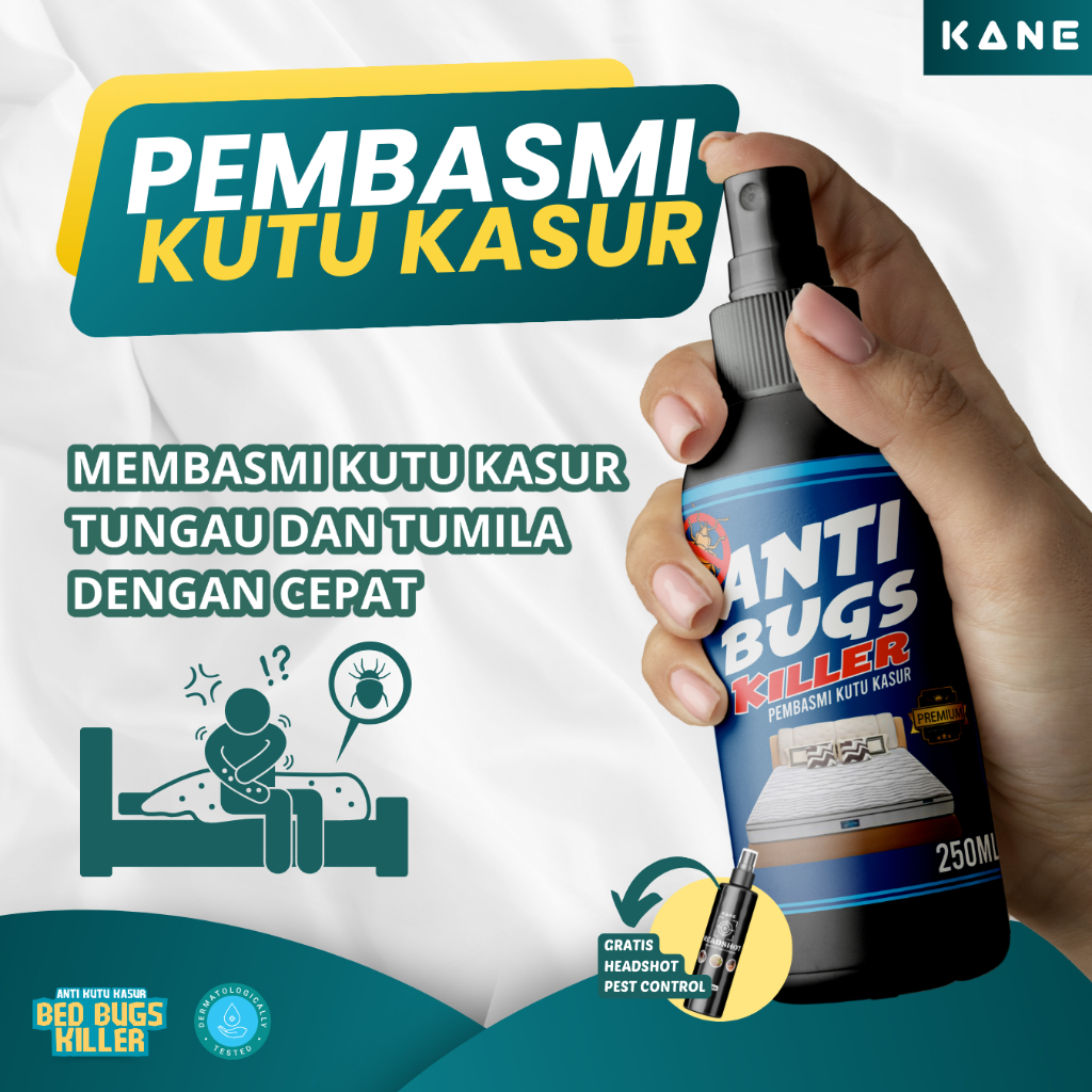 Jual Kane Pembasmi Kutu Kasur 100 Ampuh Dan Efektif Obat Kutu Busuk