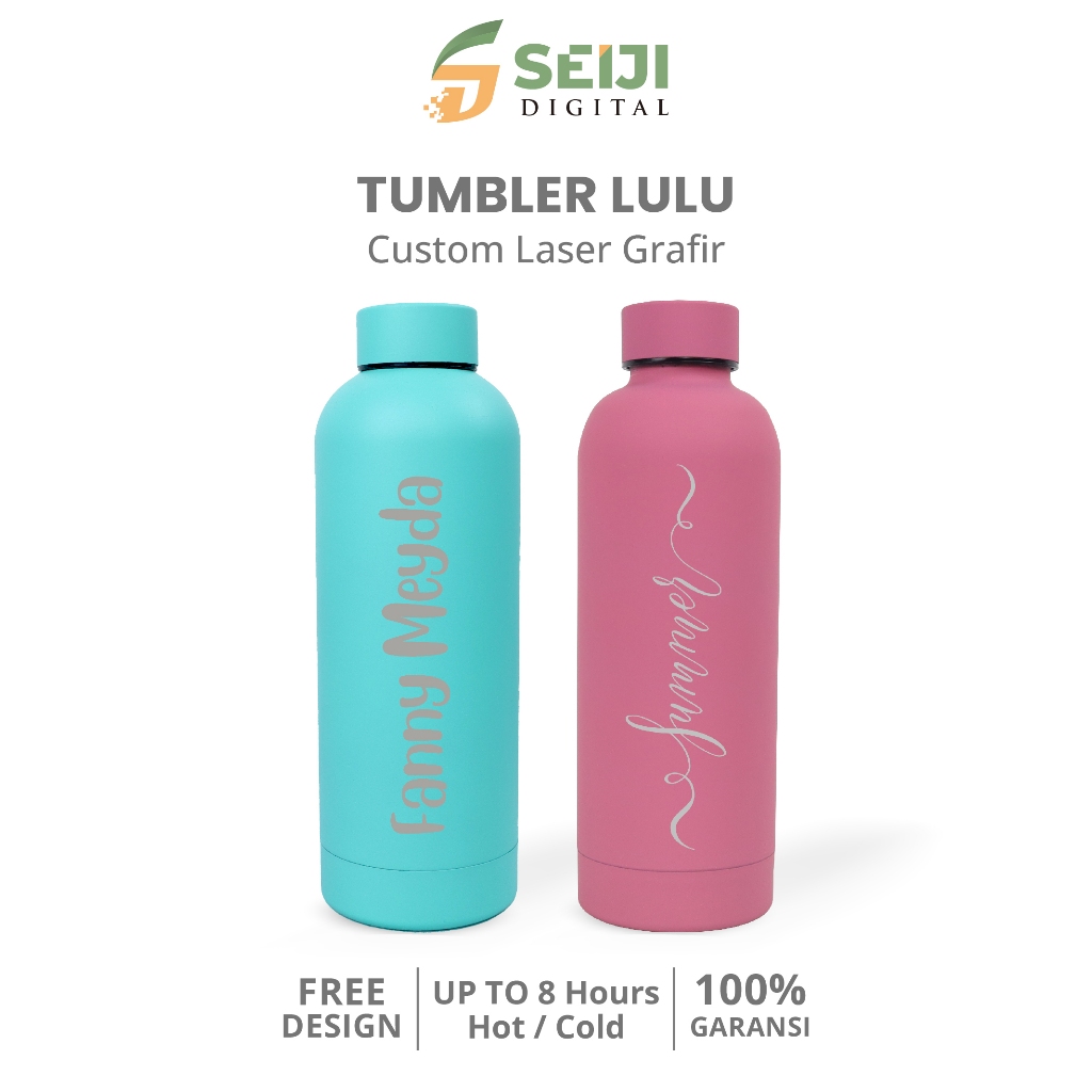 Jual Tumbler Lulu Elite Custom Cetak Grafir Souvenir Promosi Cetak