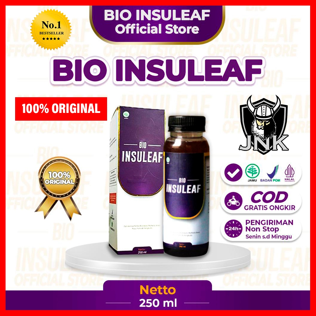 Jual Bio Insuleaf Herbal Official Botol Mencegah Kolesterol