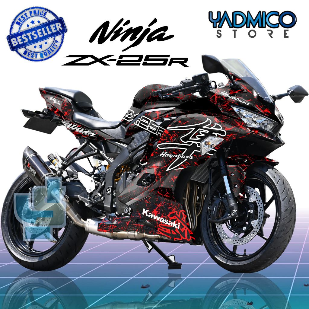 Jual Promodecal Ninja Zx R Full Body Stiker Kawasaki Zx R Full