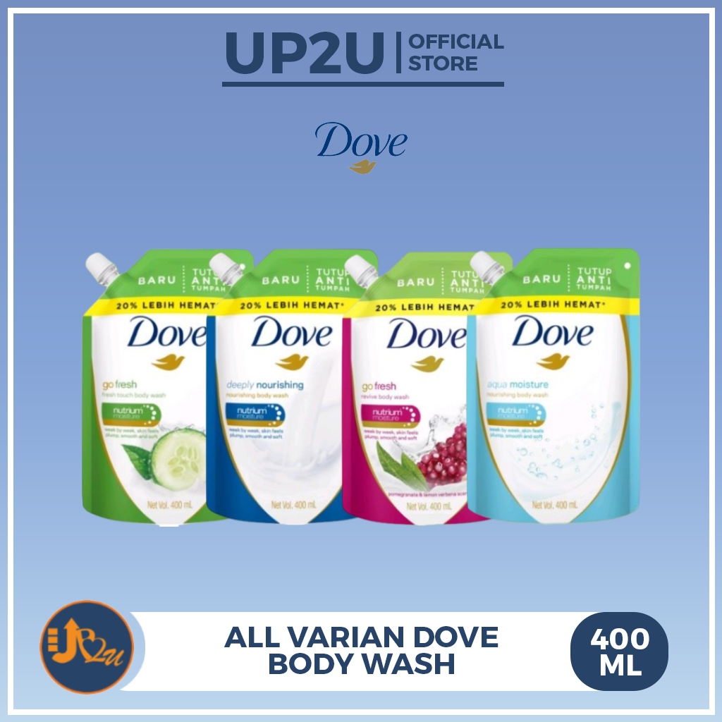 Jual Dove Body Wash Deeply Nourishing Buy 1 Get 1 400ml Shopee