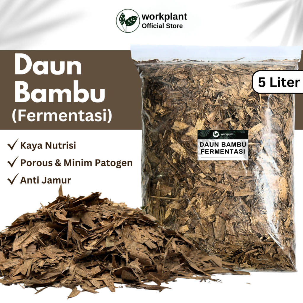 Jual Workplant Daun Bambu Fermentasi Media Tanam Untuk Tanaman Hias