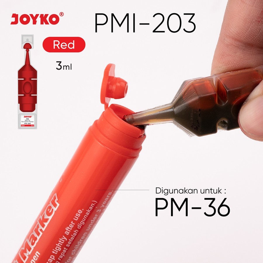 Jual Joyko Permanent Marker Refill Spidol Permanen Round Tip