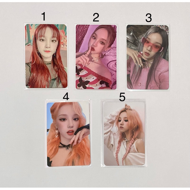 Jual Yuqi Gidle G I Dle Official Photocard Album I Feel Love Sg Id Pc