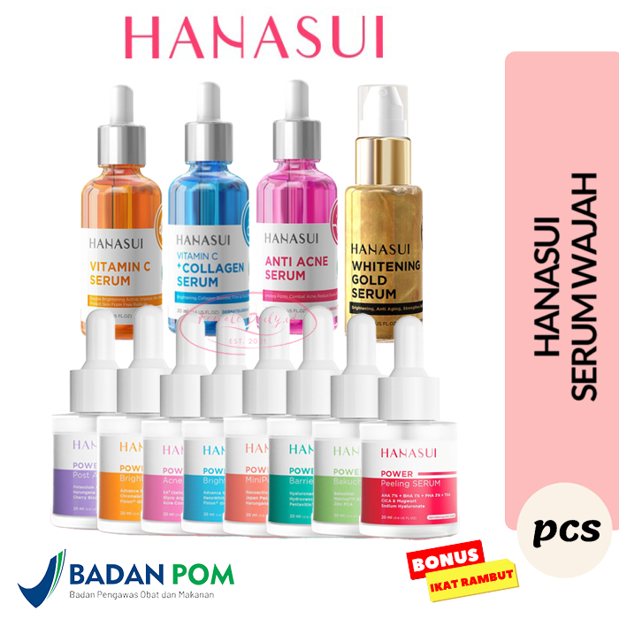 Jual Hanasui Bpom Power Serum Whitening Gold Vit C Collagen Anti