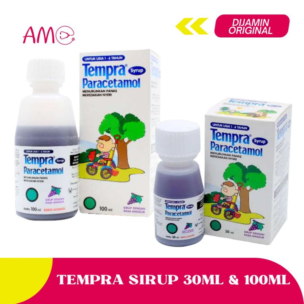 Jual Tempra Sirup 30 Ml Tempra Sirup 100ml Rasa Anggur Shopee Indonesia