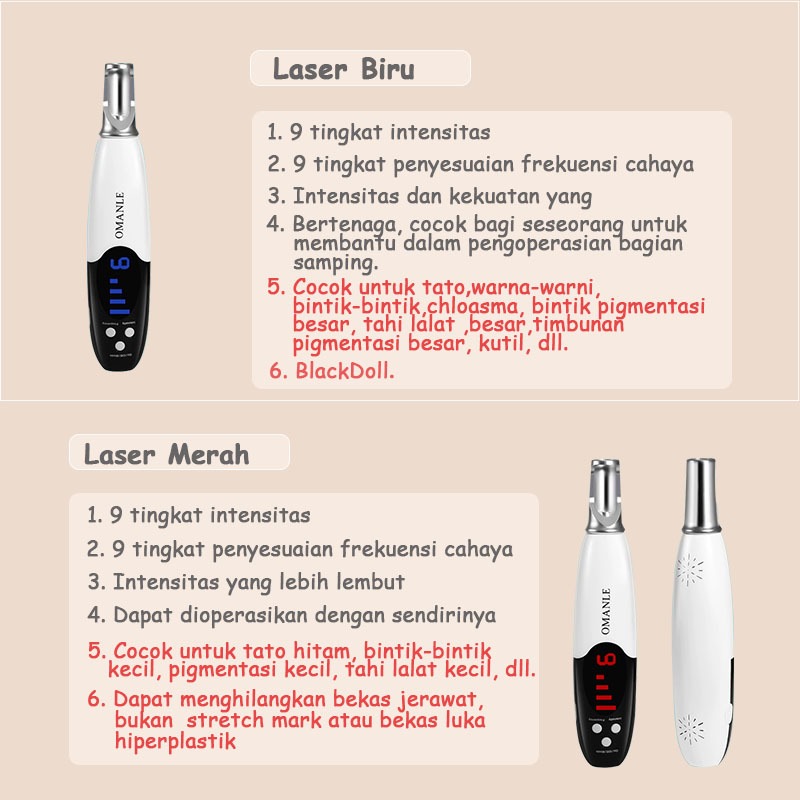 Jual NEWESTPenunjuk Laser Picosecond Penghapusan Tato Tai Lalat