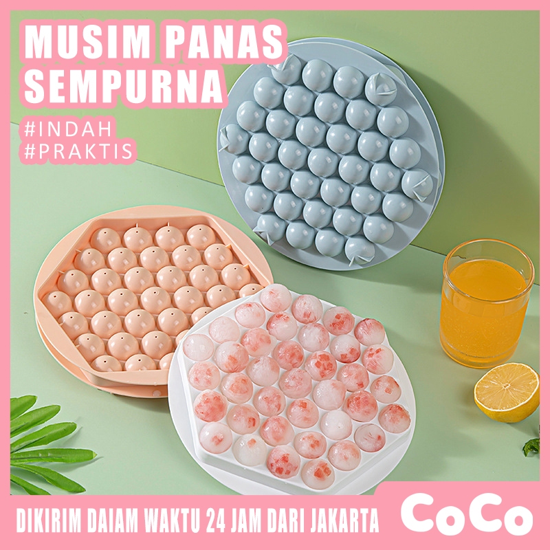 Jual Ready Stock Round Ice Cube Tray Jumbo Cetakan Agar Cetakan Es