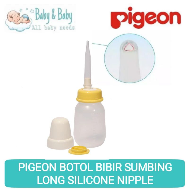 Jual Pigeon Bottle Feeder With Long Silicone Nipple Ml Botol Untuk